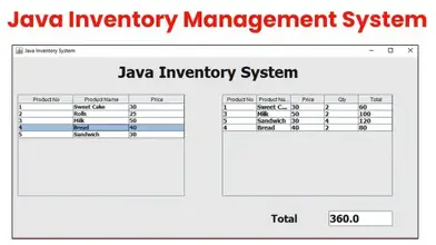 Java Inventory Management System Project Tutusfunny