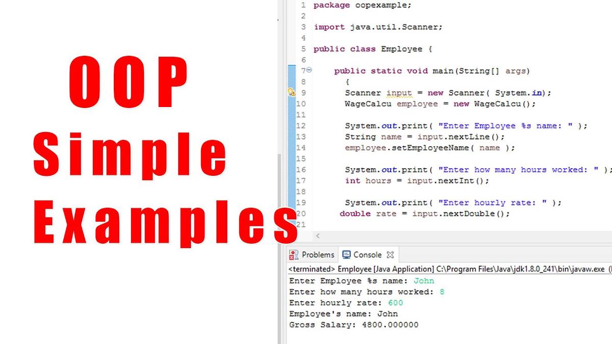 OOP Simple Examples