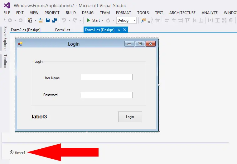 Login Form Using Timer in Tutusfunny