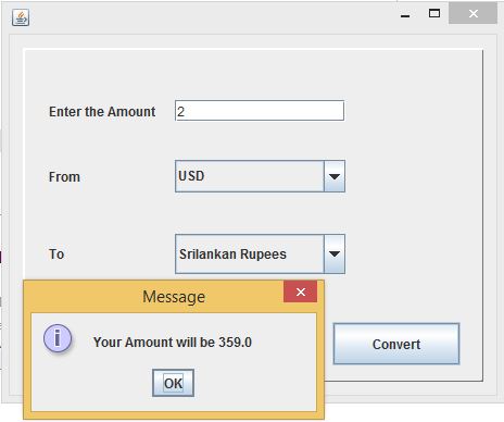 Currency Converter Using Java - Tutusfunny
