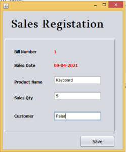 java stock management system