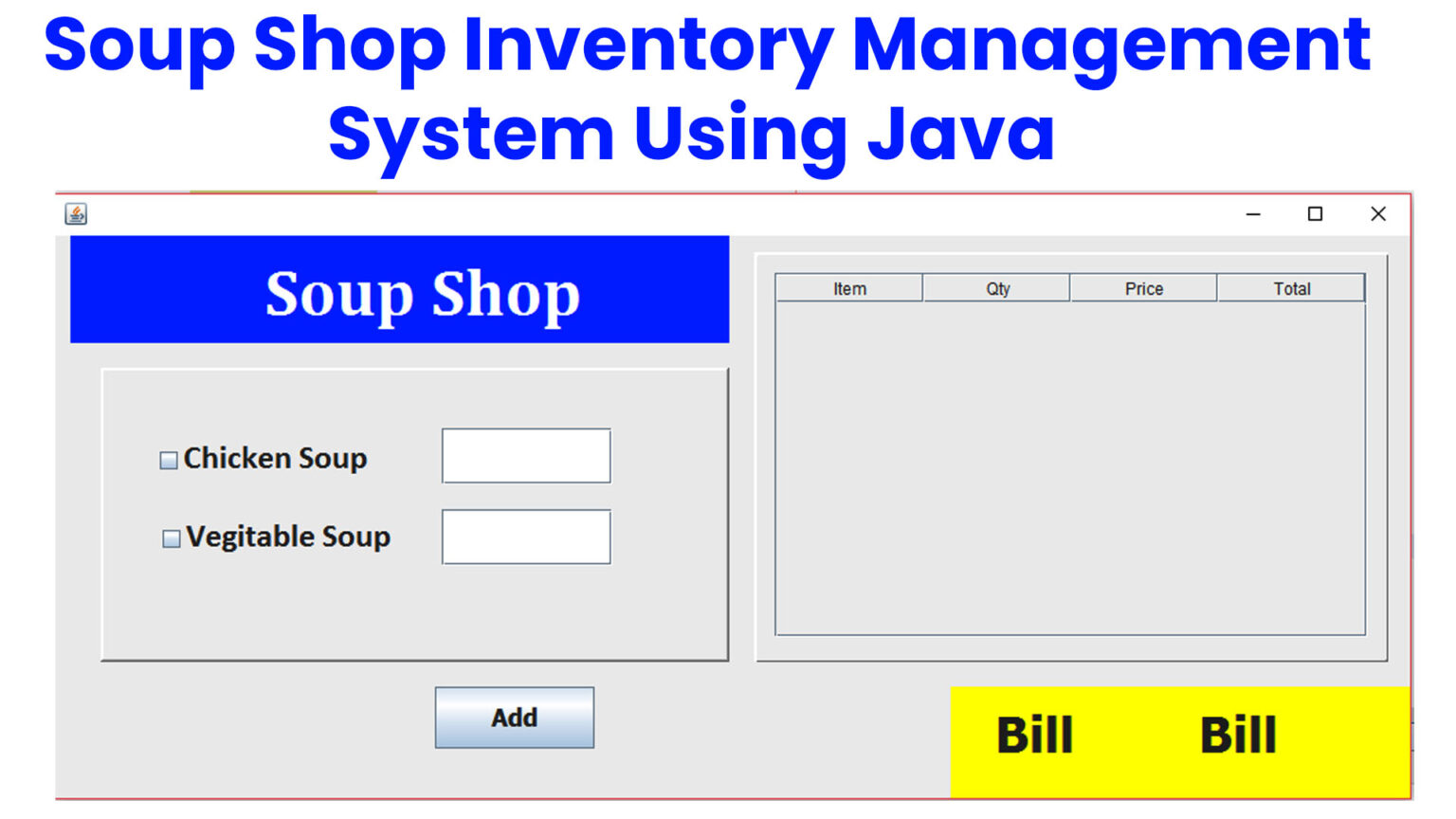 Inventory management in java - zeropole