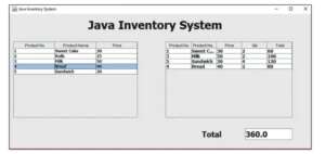 java inventory
