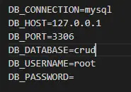 database config