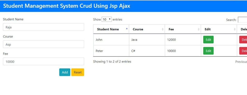 Jsp Mysql Ajax Project Tutusfunny Jsp Mysql Ajax Project Tutusfunny
