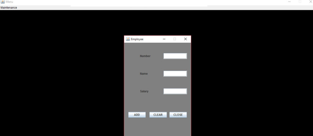 How to create the Main menu using Java - Tutusfunny