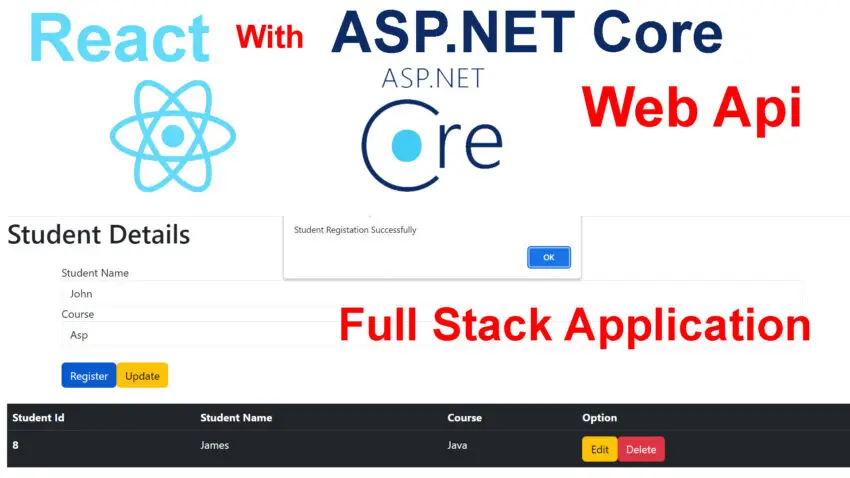 React with Asp.Net Core Full Stack - Tutusfunny