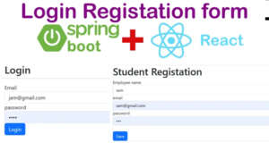 Spring boot React Login