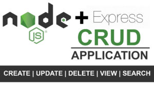 nodejs crud