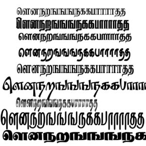 Tamil Fonts